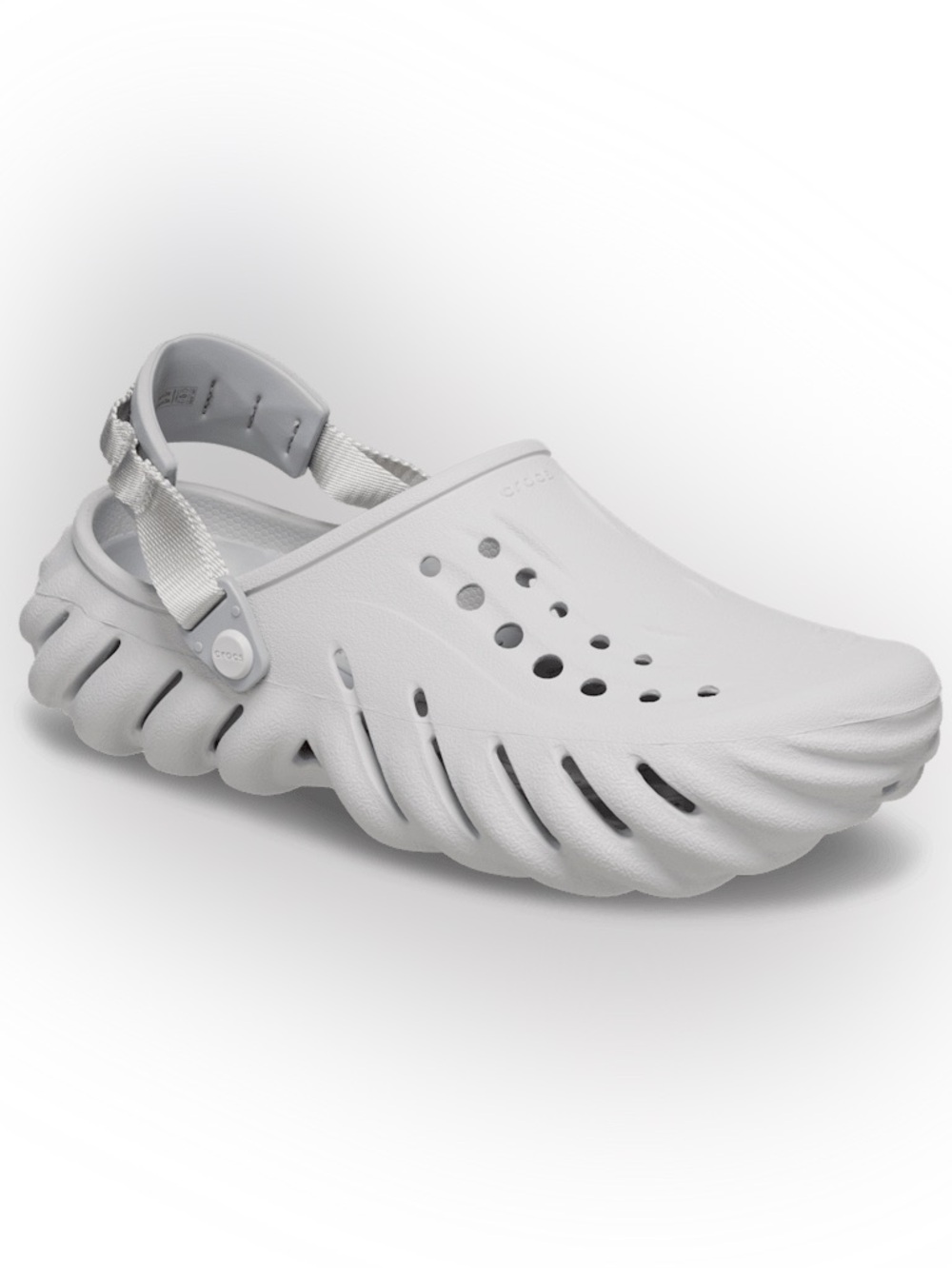 CROCS “Echo Clog” (NEW) Color Atmosphere White Men’s Size 9 / Women’s Size 11
